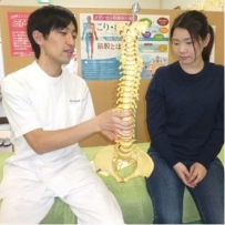 アフターケアとセルフケア指導の様子